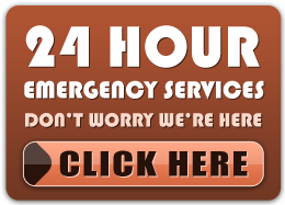 24 hour emergency services - don't worry we're here - click here